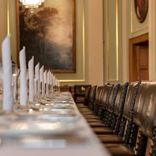 Painters' Hall - Livery Hall Table Set Up